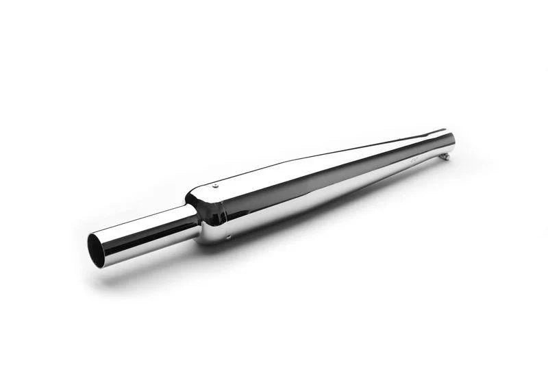AEW Goldstar Exhaust Silencer for Royal Enfield Motorcycles | Mild Steel Chrome & Stainless Steel Matt Polish | AEW Performance Exhaust — Stainless Steel Matt Polish image 3