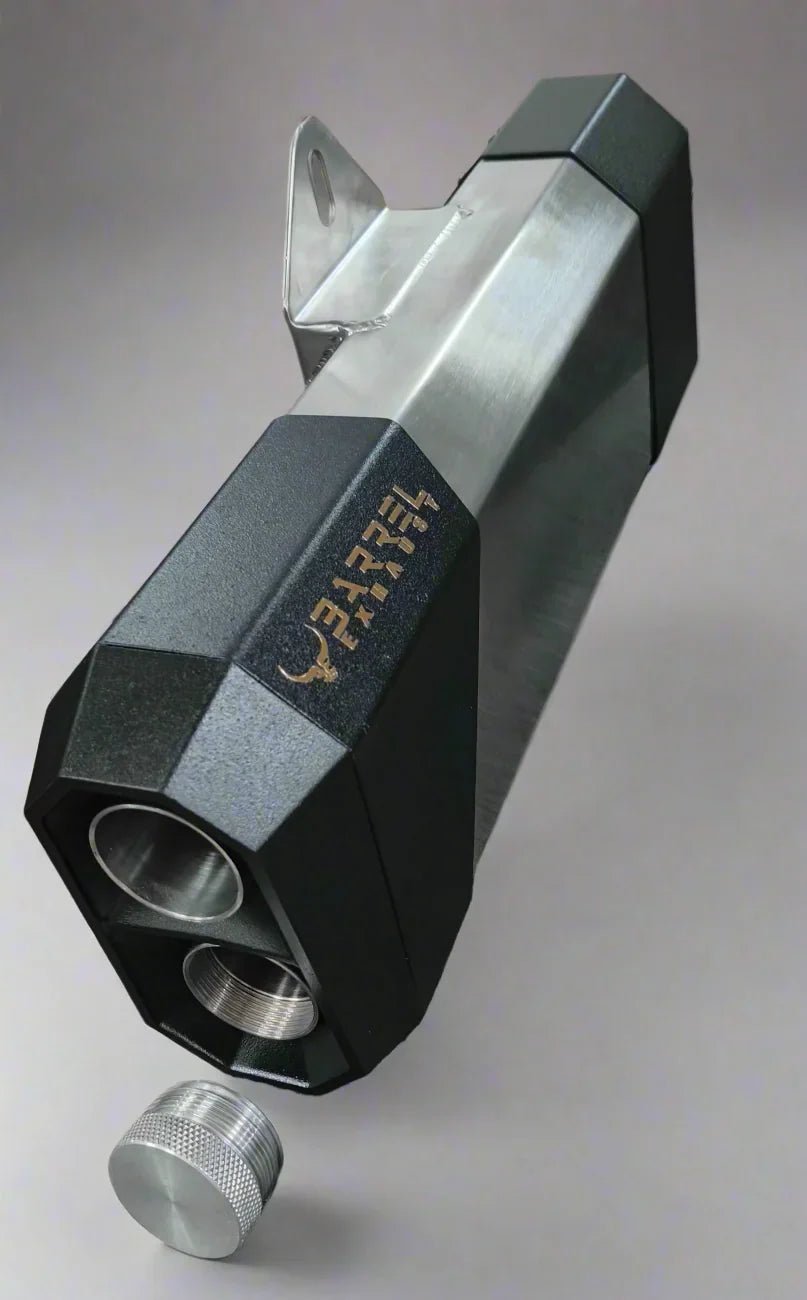 Barrel Storm Slip-On Exhaust for Honda NX500 | 304 Stainless Steel Performance Exhaust