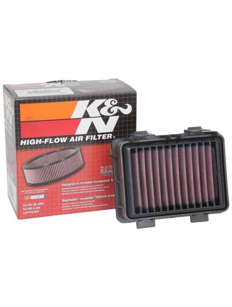 K&N KT-1217 High-Performance Air Filter for Harley-Davidson X440 – Washable Panel Cotton Gauze Replacement Air Intake Filter for Increased Horsepower & Torque