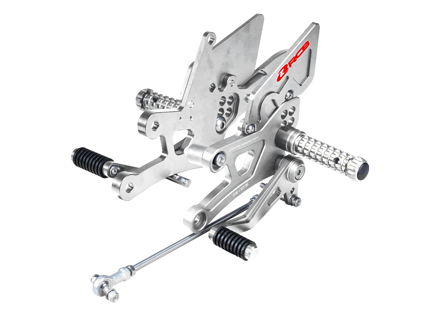 RCB Racing Boy Footrest For – YAMAHA R15-V3, V4, MT-15 — SILVER