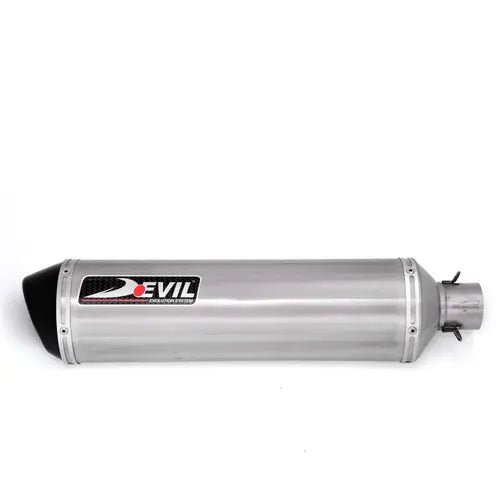 Devil Evolution 520mm Long Slip-On Exhaust (D2.1L) for Royal Enfield Himalayan 411 | Deep Tone Performance Silencer image 2
