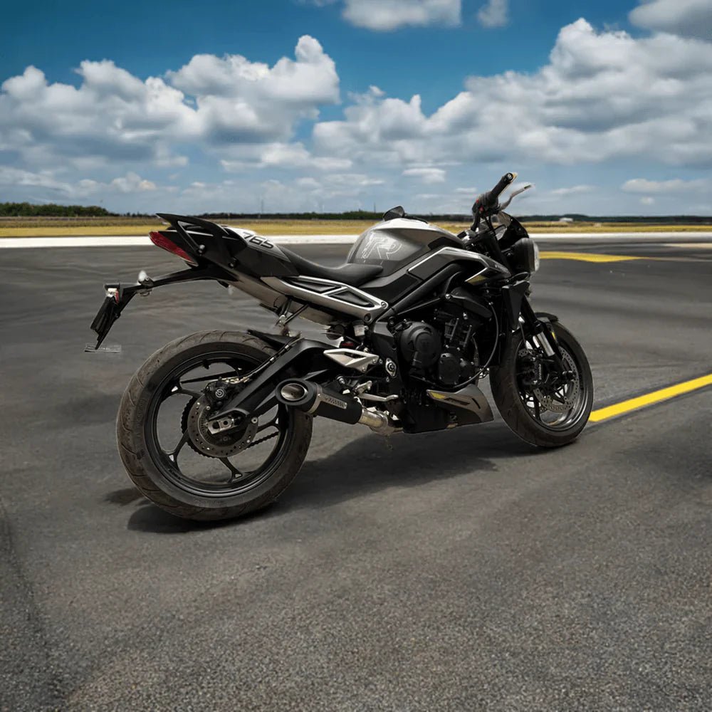 Barrel Outlaw 2.0 Full System Exhaust for Triumph Street Triple 765 (2023–2025) | 304 Stainless Steel Performance Exhaust — 2025 image 6