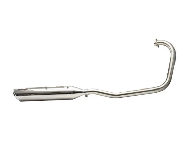 Royal Enfield Classic 650 Full System Performance Exhaust | Silver Stallion | Cruiser Exhaust | Silver / Black Matte / Brushed — Silver image 2