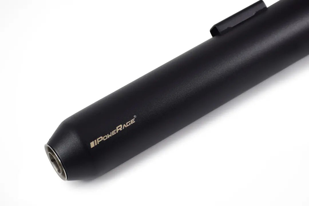 Powerage Slip-On Exhaust for Royal Enfield Classic / Bullet 350 / 500 - Black Short image 3
