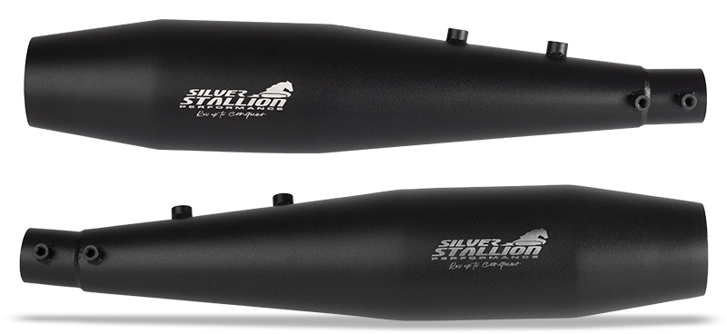 Silver Stallion Performance Exhaust for Royal Enfield Interceptor 650 & Continental GT 650 | +2 BHP Power Boost | Available in Silver, Black Matte & Brushed — Silver image 3