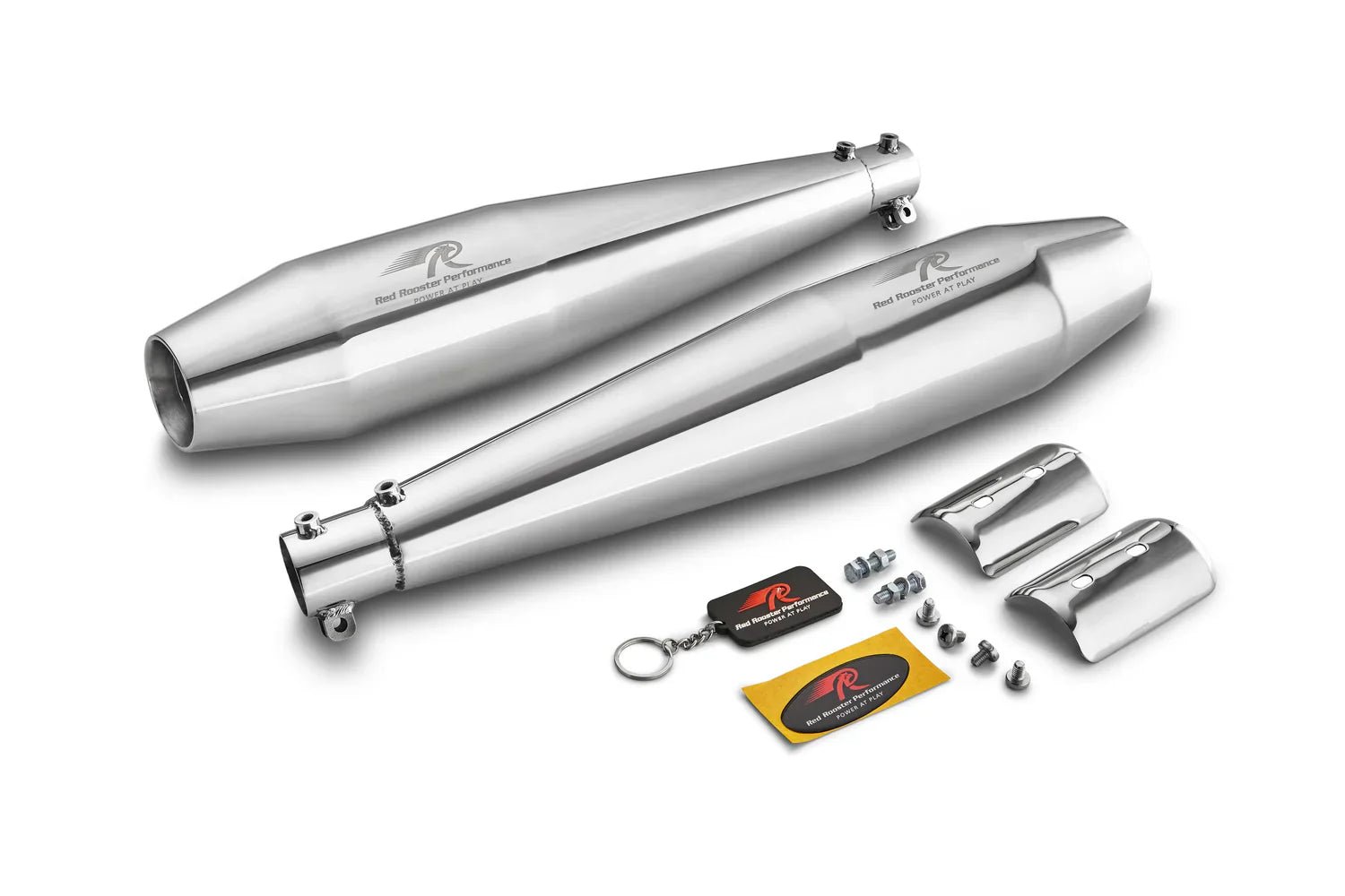 Red Rooster Stellar Exhaust for Interceptor 650 & Continental GT 650 – Performance Slip-On (Polish / Matte / Black) — Polish