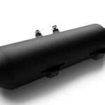 AEW Hunter 350 Short Megaphone Free Flow Exhaust Mild Steel Black (89200) | Royal Enfield Performance Silencer image 3