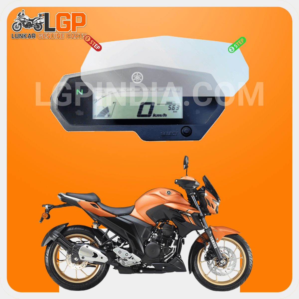 LGP SCREEN GUARD DISPLAY PROTECTOR YAMAHA — FZ S v3/ FZ v3 image 6