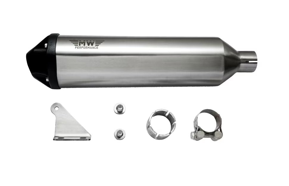 Motowings Performance Throb Exhaust for Royal Enfield Himalayan 411 | Deep Bass Slip-On Performance Upgrade
