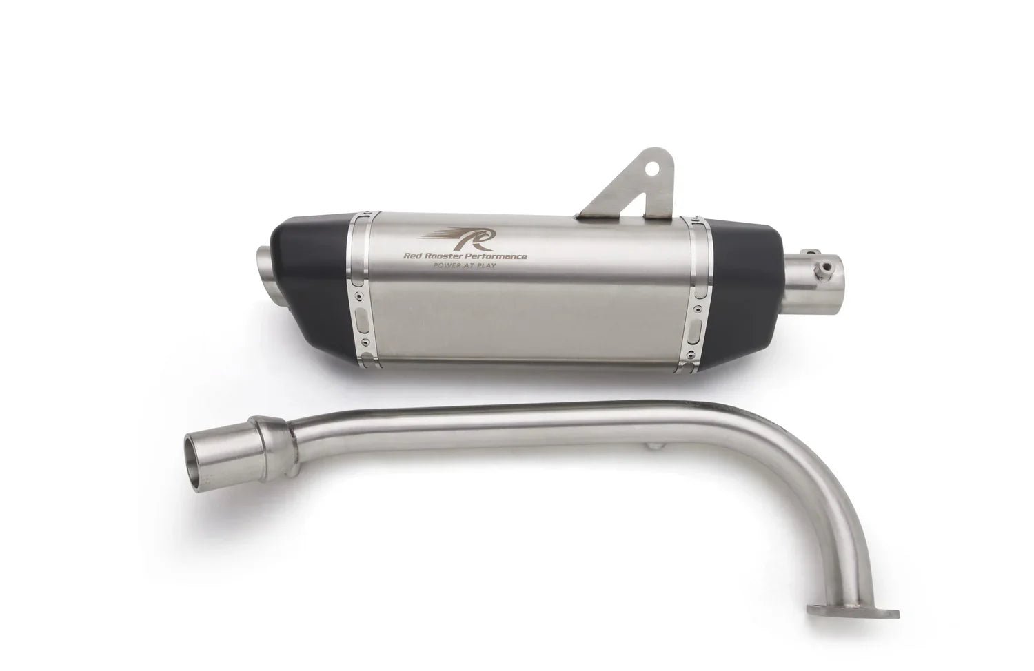 Red Rooster Luna Performance Exhaust Matte for Yamaha Aerox 155 | SS304 Performance Exhaust image 2