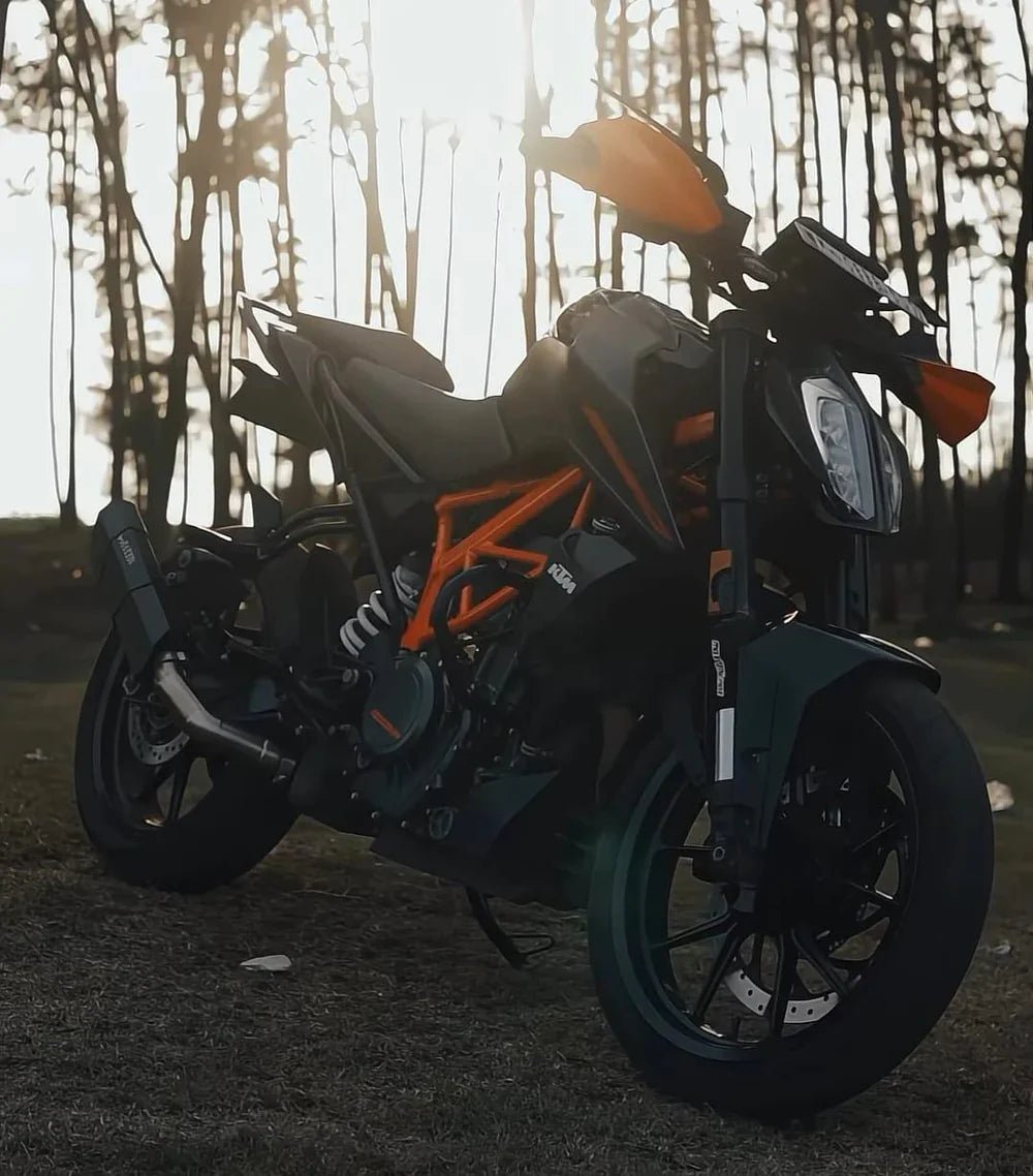 Barrel Rogue 2.0 Slip-On Exhaust with Mid Pipe for KTM Gen 3 Duke 250 & Duke 390 | 304 Stainless Steel Performance Exhaust (Black & Steel) — 390 cc / Steel image 5