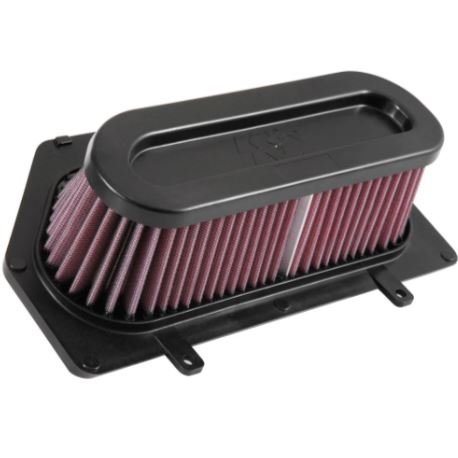 K&N SU-1017 High-Flow Lifetime Engine Air Filter for Suzuki GSXR1000 & GSXR1000R (2017-2024) Washable Reusable Performance Filter