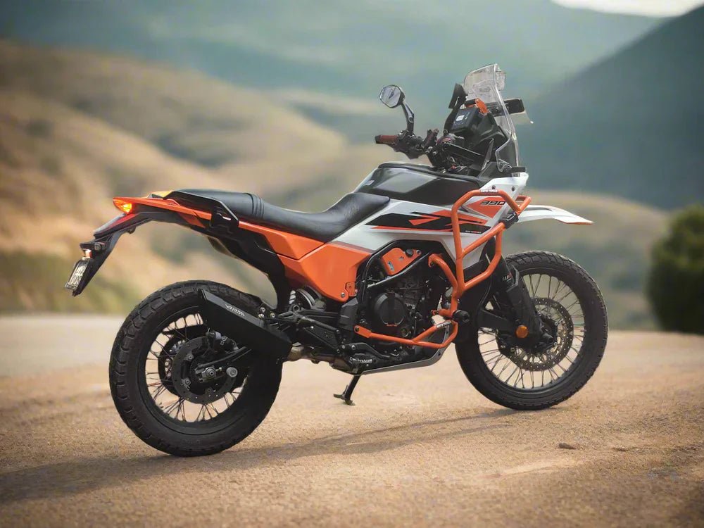 Barrel Rogue 2.0 Slip-On Exhaust with Link Pipe for KTM Adventure S/X 390 (2025) | 304 Stainless Steel Performance Exhaust image 4