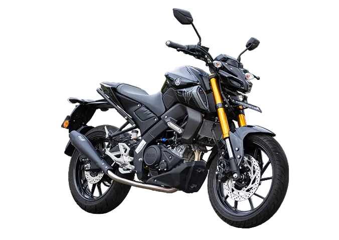 Yamaha MT-15 Storm Performance Exhaust | Silver Stallion | 11% BHP Boost | Black / Matte / Brushed — Brushed