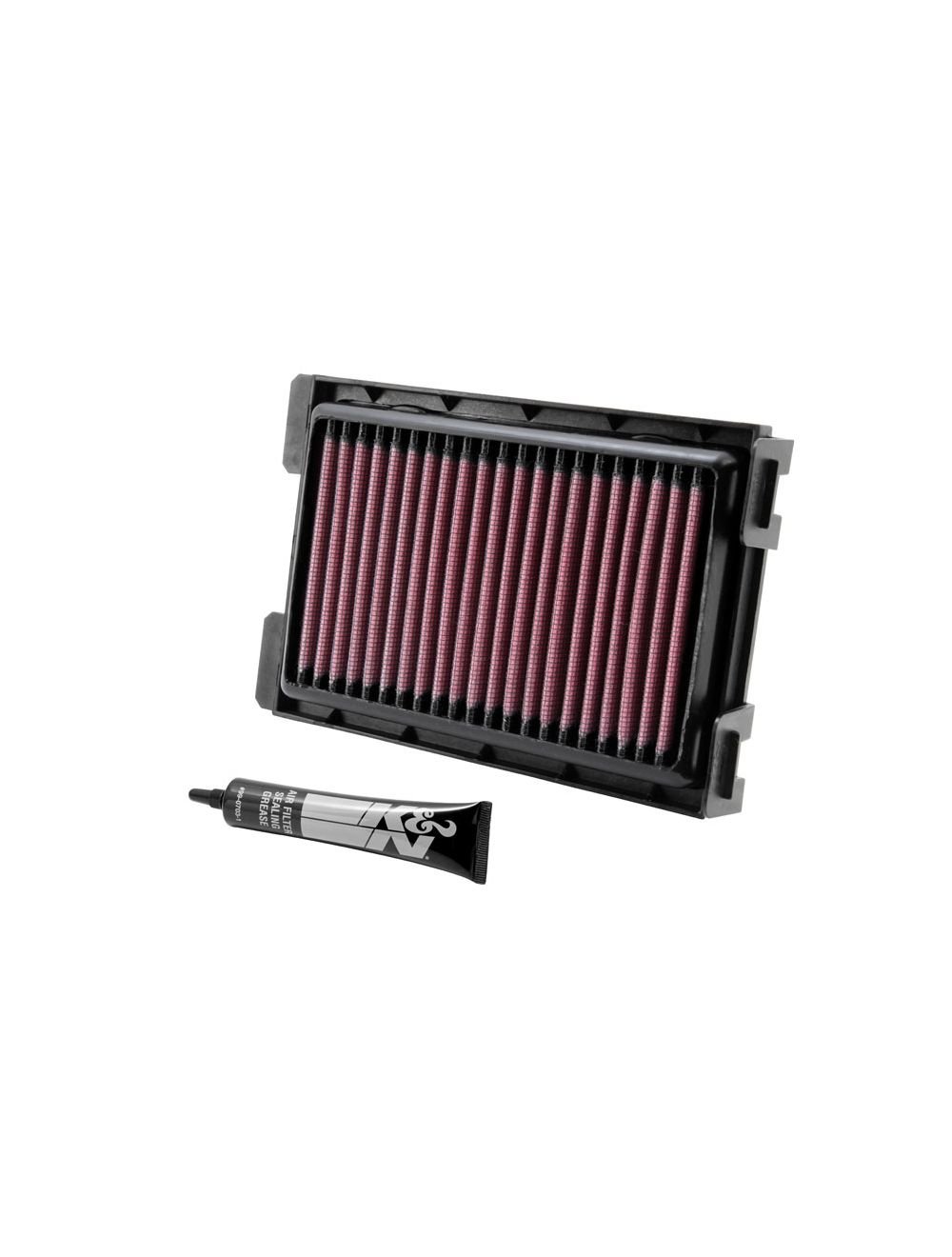 K&N HA-2511 High-Flow Replacement Air Filter for Honda CBR125R & CBR150R – Washable Performance Cotton Gauze Racing Filter Upgrade