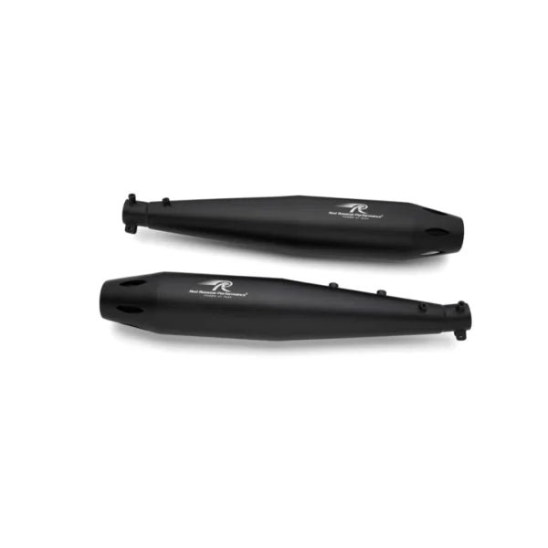 Red Rooster Performance Atlas Pro Exhaust for Royal Enfield Classic 650 – Performance Slip-On (Polish / Matte / Black) — Matte image 6