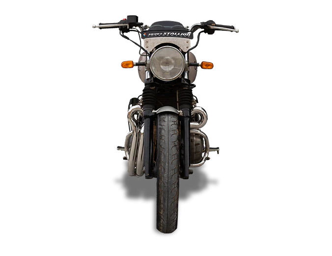 Royal Enfield Interceptor 650 / GT 650 / Bear 650 Redline 2x1 Full System Exhaust | Silver Stallion Performance | Silver / Black Matte / Brushed — Silver image 2