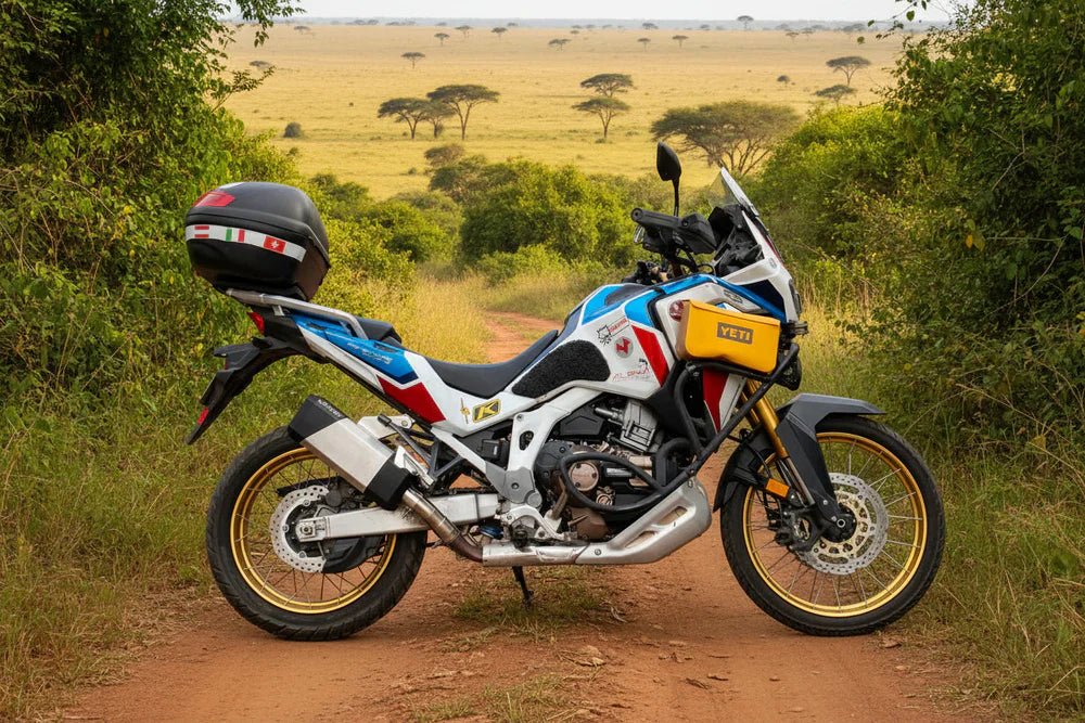 Barrel Storm Slip-On Exhaust for Honda Africa Twin 1100 (2020+) | 304 Stainless Steel Performance Exhaust image 3