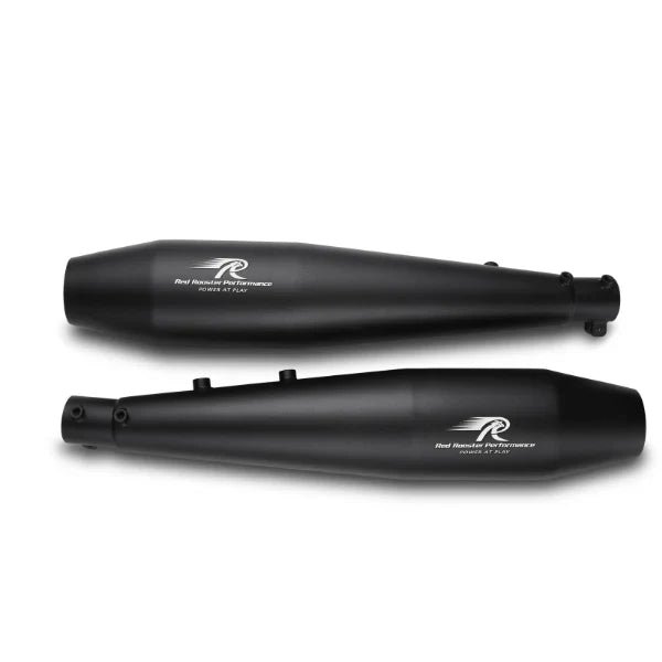 Red Rooster Stellar Exhaust for Interceptor 650 & Continental GT 650 – Performance Slip-On (Polish / Matte / Black) — Matte image 11