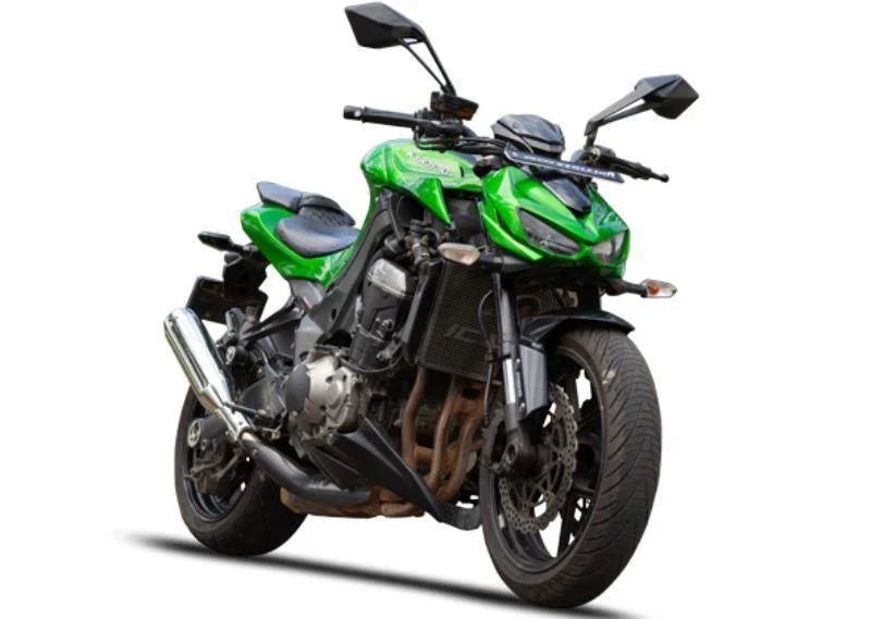 Kawasaki Z1000 Full System Exhaust | Silver Stallion Performance | Silver / Black Matte / Brushed — Brushed image 3