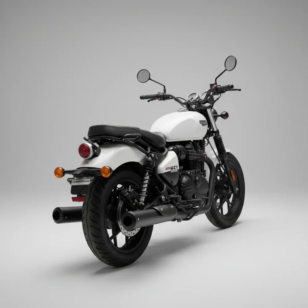 Barrel Exhaust B-16 Bass Master Slip-On Exhaust for Royal Enfield Shotgun 650 | SS304 Performance Exhaust with Deep Bass Sound
