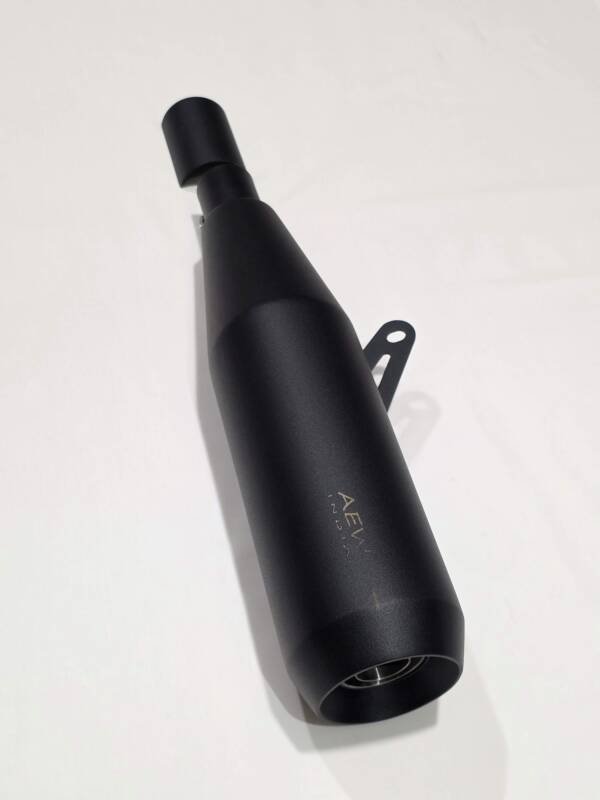 AEW TE 104 EDGE Slip-On Exhaust Interceptor 650 / GT 650 Heat Resistant Black | 304 Stainless Steel Performance Megaphone image 2