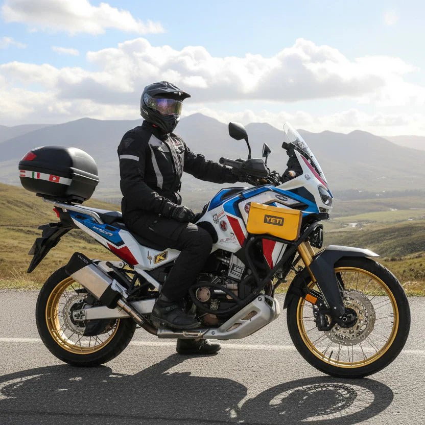 Barrel Storm Slip-On Exhaust for Honda Africa Twin 1100 (2020+) | 304 Stainless Steel Performance Exhaust image 2