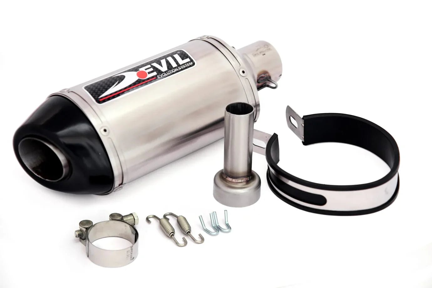 Devil Evolution Slip-On Exhaust with Link Pipe for KTM Duke 390 & RC 390 (BS6 Compatible) – Performance Racing Exhaust India image 3