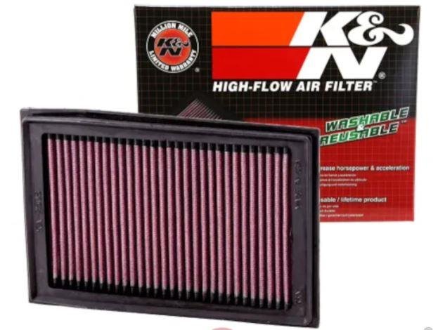 K&N KA-2508 High-Flow Replacement Air Filter for Kawasaki Ninja 300 – Washable Performance Cotton Gauze Racing Air Filter Upgrade
