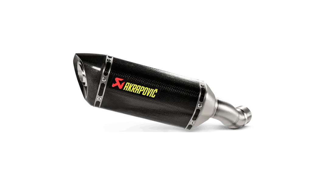 Akrapovic Carbon Fibre Slip-On Exhaust - Kawasaki Z900 (2020 - 24)