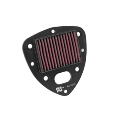K&N SU-8009 High-Flow Replacement Air Filter for Suzuki Boulevard C50 / M50 / VL800 Intruder 805cc – Washable Performance Cotton Gauze Filter