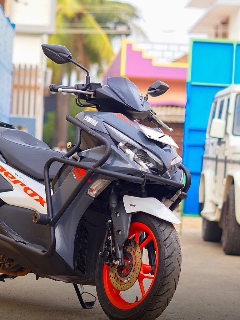 AEROX COMBO 2 CRASHGUARD + FOLDABLE FOOTREST image 2