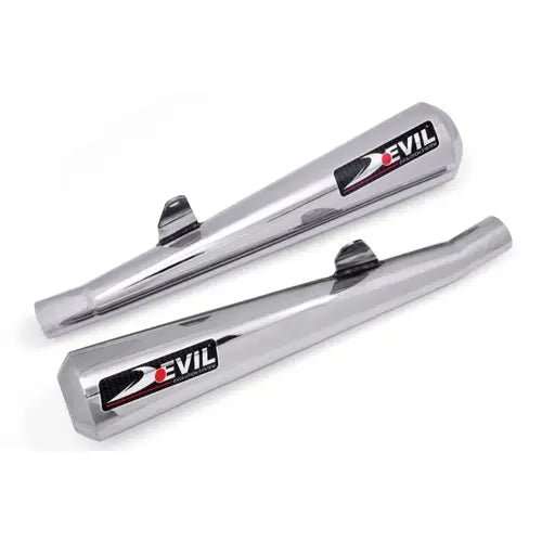 Devil Evolution Slip-On Exhaust Set for Royal Enfield Interceptor 650 & Continental GT 650 | Stainless Steel Megaphone Silencers (Set of 2) image 2