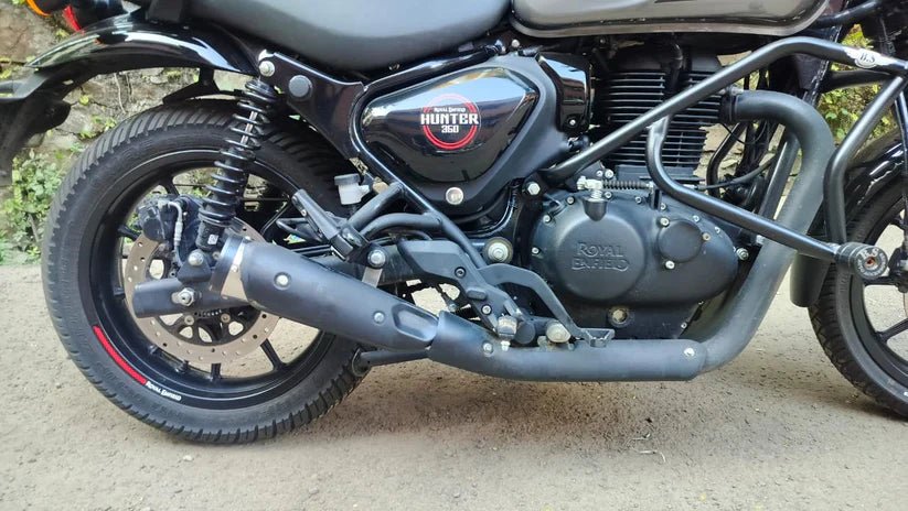 SS Motocorp Slip-On Exhaust for Royal Enfield Hunter 350 | Performance Silencer with DB Killer image 4