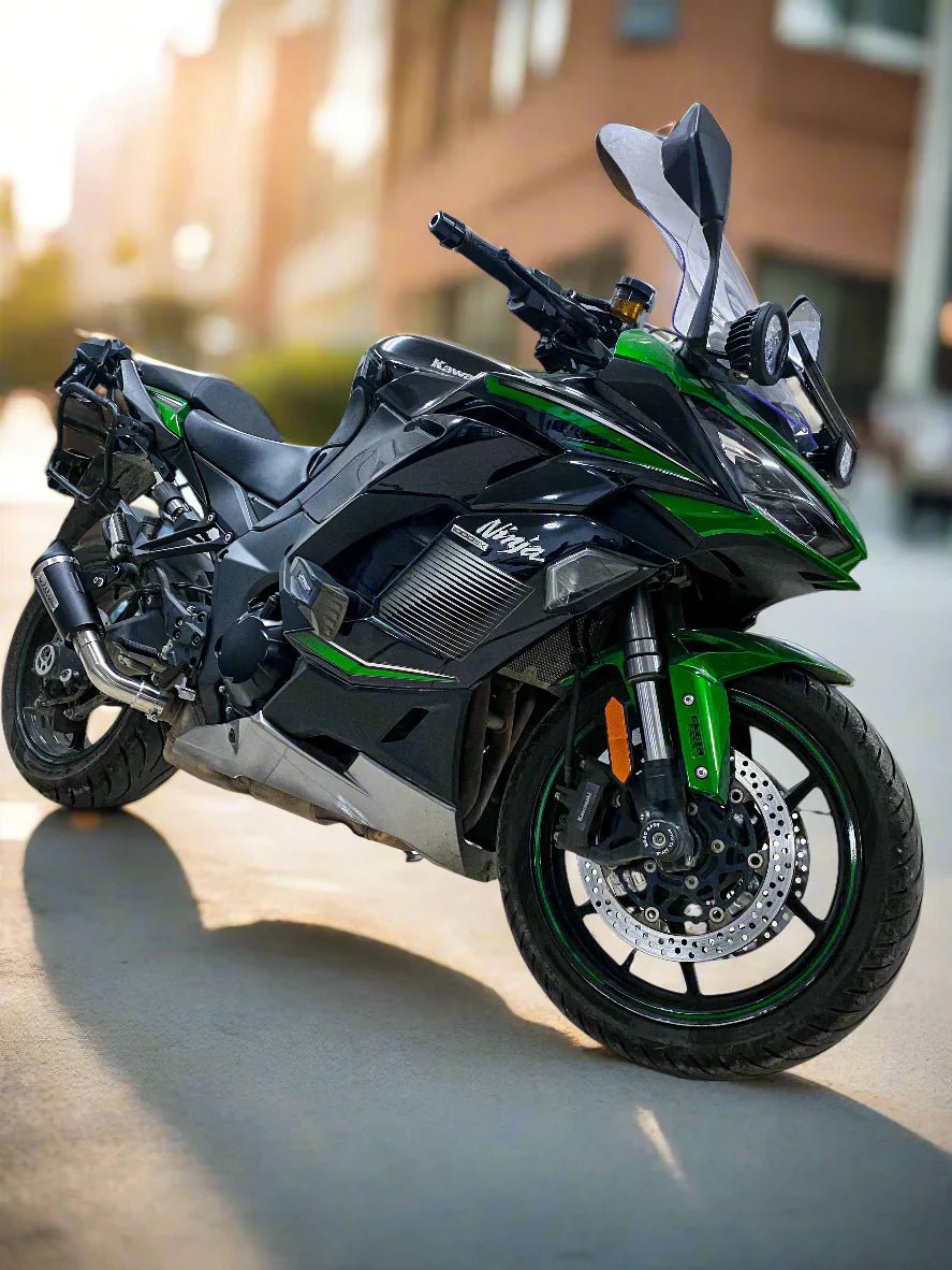Barrel Outlaw V2 Slip-On Exhaust with Link Pipe for Kawasaki Ninja 1000SX | 304 Stainless Steel Performance Exhaust image 3