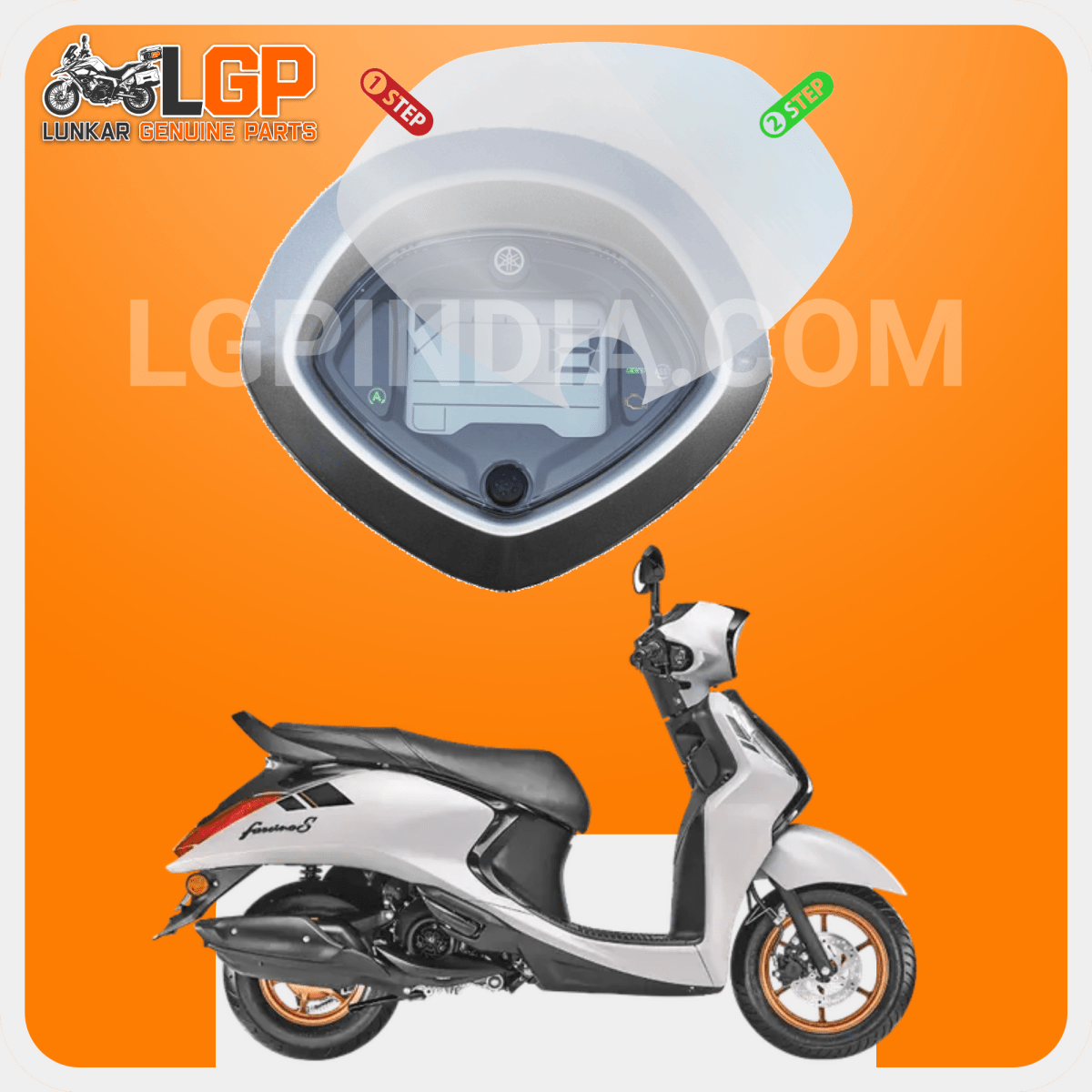 LGP SCREEN GUARD DISPLAY PROTECTOR YAMAHA — RAY ZR 125/ RAY ZR STREET RALLY 125 (WITH BUTTON HOLE) image 15