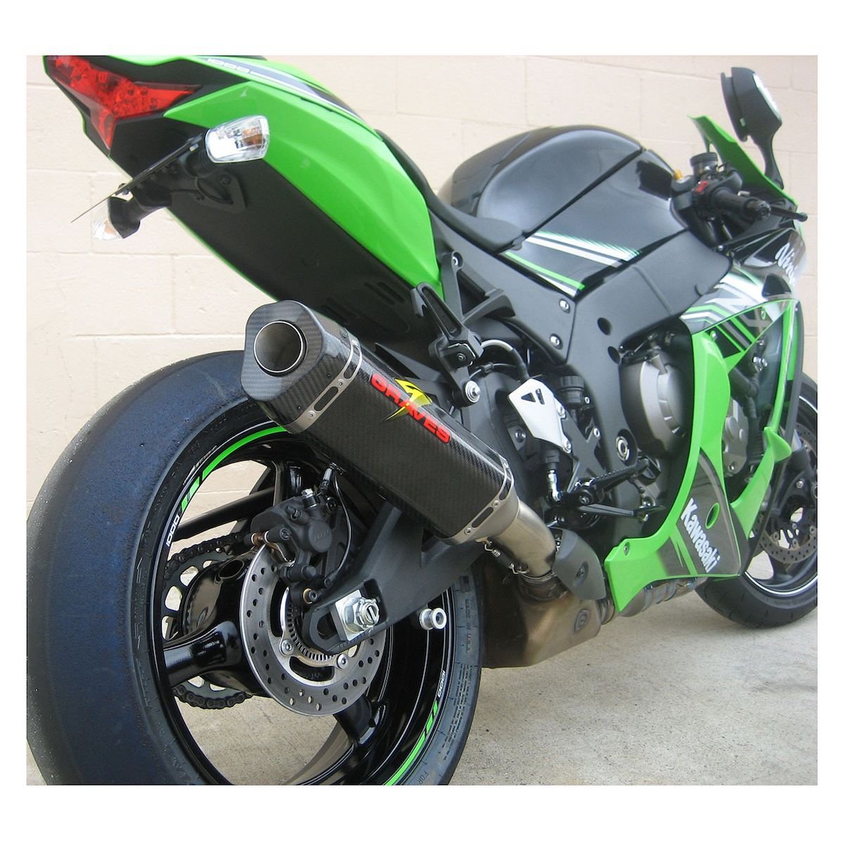 Graves Hexagonal Slip On Exhaust For Kawasaki Zx10R Zx10Rr