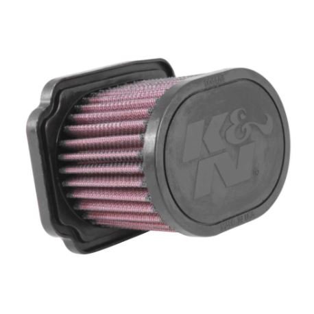 K&N YA-6814 High-Flow Lifetime Air Filter for Yamaha MT-07 / Tenere 700 / XSR700 / Tracer 7 (2014-2024) Washable Performance Filter