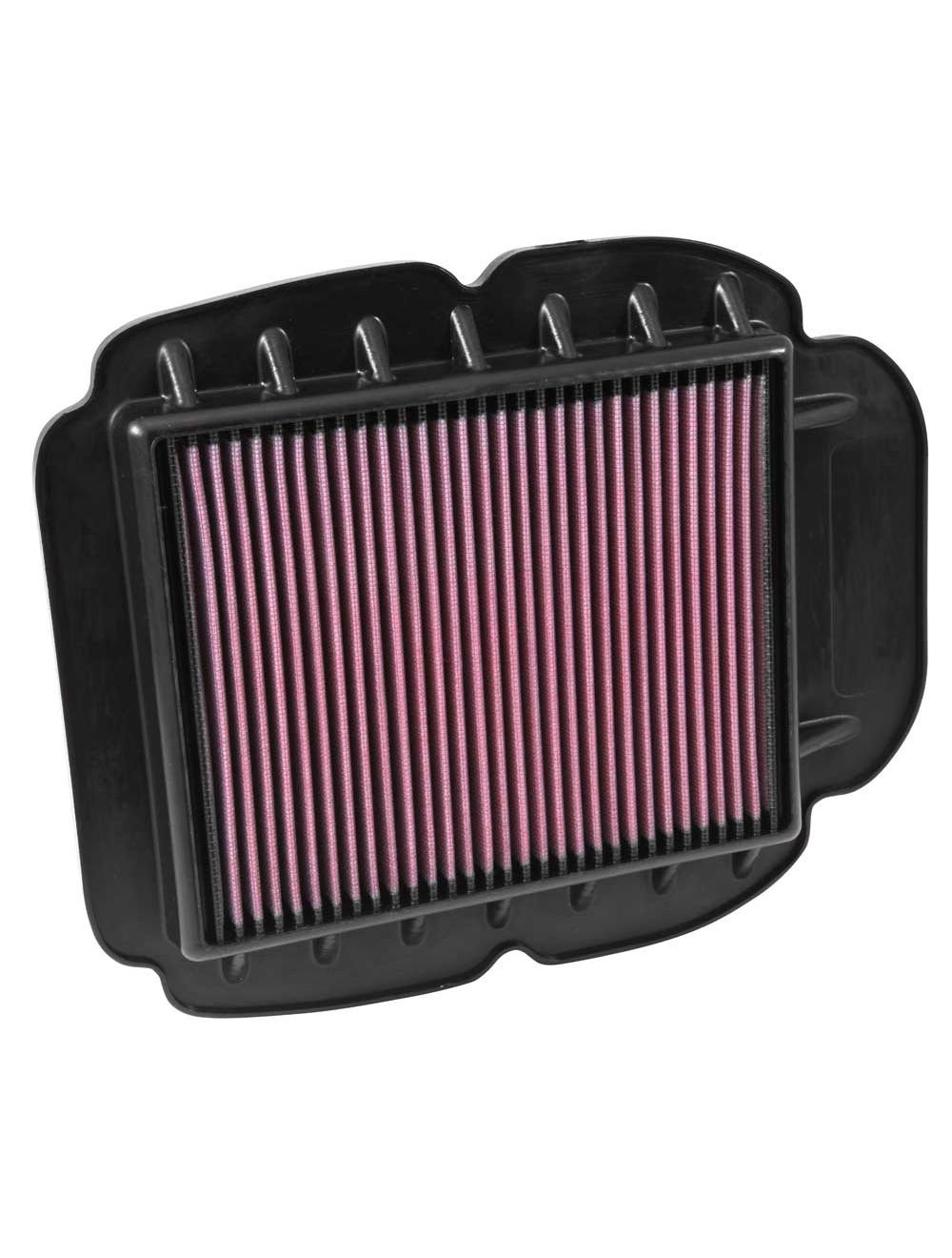 K&N HY-6510 High-Flow Air Filter for Hyosung GT650 & GT650R (2010-2013) | Washable Performance Motorcycle Air Filter