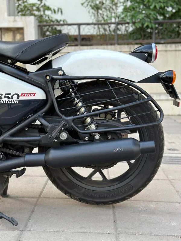 AEW TE 203 Performance Exhaust for Royal Enfield Shotgun 650 | Free Flow Black Exhaust Silencer | Part No. 88122E image 3
