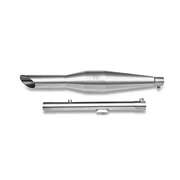 Red Rooster Rumbler Ace Exhaust for Meteor 350 – Performance Exhaust (Polish / Black / Matte) — Black image 2