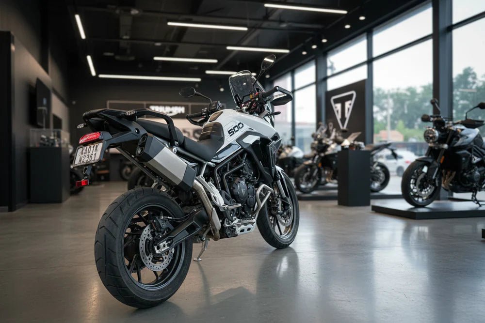 Barrel Storm Slip-On Exhaust for Triumph Tiger 900 GT (2025) | 304 Stainless Steel Performance Motorcycle Exhaust image 3