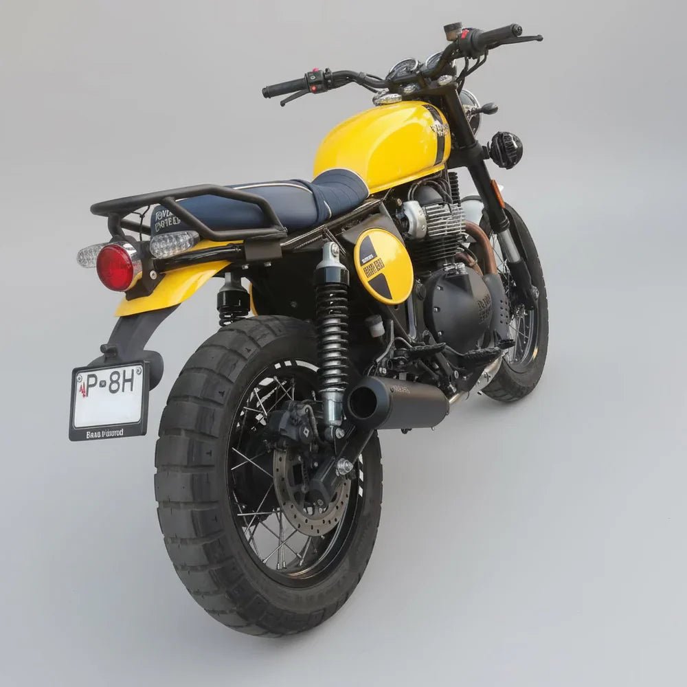Barrel Bass Master B-20 Slip-On Exhaust with Decat Pipe for Royal Enfield Bear 650 | 304 Stainless Steel Performance Exhaust (O2 & O3 Sensor Variants) — 2 image 2