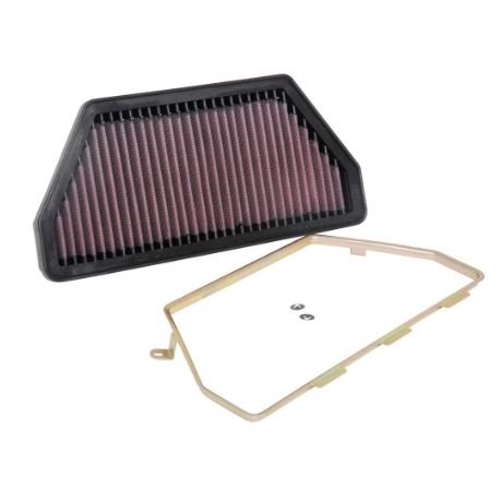 K&N HA-1017 High-Flow Lifetime Panel Air Filter for Honda CBR1000RR 998 (2017–2024) | Performance Washable Cotton Engine Air Intake Filter image 2