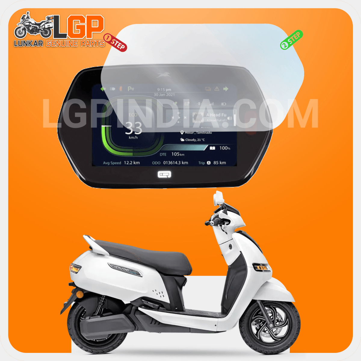 LGP SCREEN GUARD DISPLAY PROTECTOR TVS — JUPITER 110 JUPITER CLASSIC 110 image 17