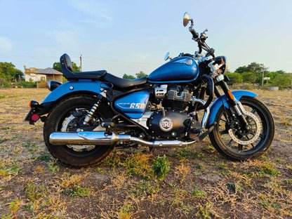 KP Racing System Replica SS Exhaust for Royal Enfield Super Meteor 650 | SS304 Stainless Steel Performance Silencer with Ceramic Fibre Wool & Lifetime Rust Warranty image 4
