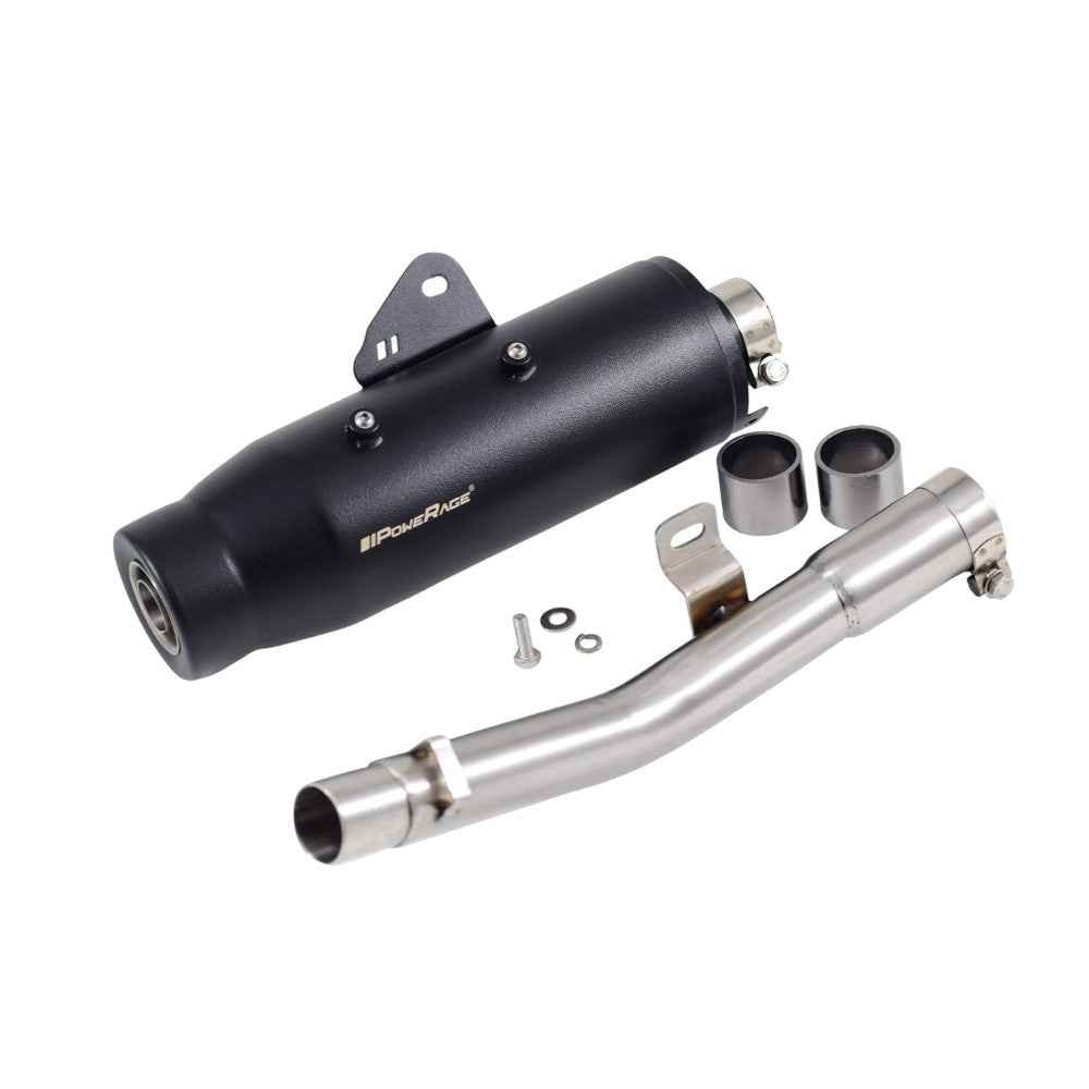 Powerage Slip-On Exhaust for Royal Enfield Bear 650 with De-Cat Pipe - OE Type