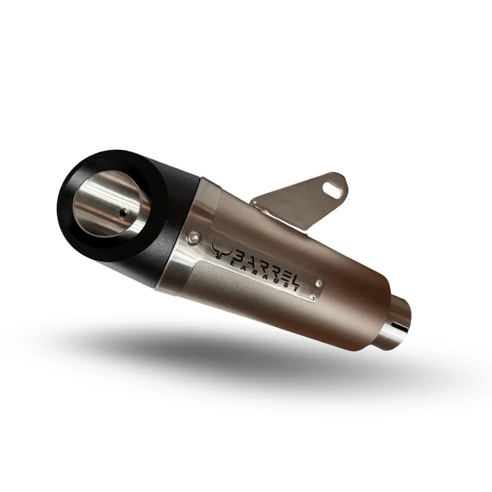 Barrel Outlaw 2.0 Slip-On Exhaust for Kawasaki ZX-4R / ZX-4RR (Black) | 304 Stainless Steel Performance Exhaust image 3