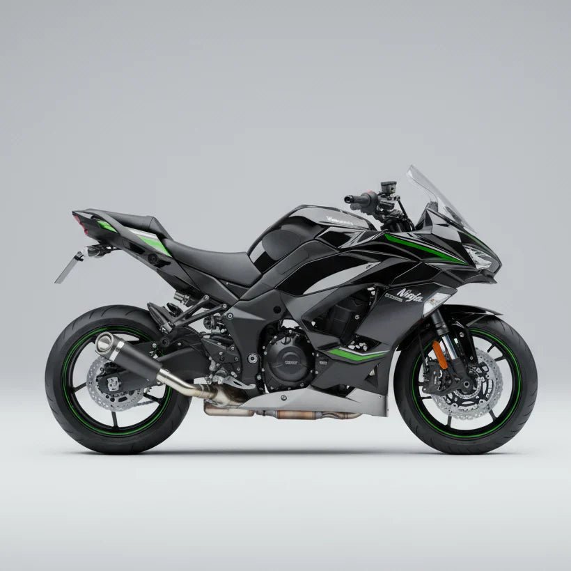 Barrel Outlaw V2 Slip-On Exhaust with Link Pipe for Kawasaki Ninja 1000SX | 304 Stainless Steel Performance Exhaust image 5