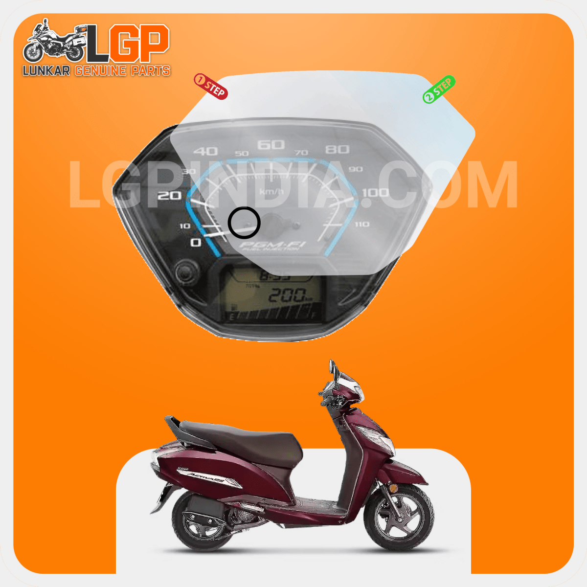 LGP SCREEN GUARD DISPLAY PROTECTOR HONDA — NX 500 image 5